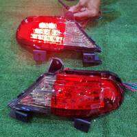 ทับทิมท้าย ไฟกันชนท้าย ไฟกันชนหลัง Pajero sport 2008 2009 2010 2011 2012 2013 2014 LED 3 step หรี่ เบรค ถอย