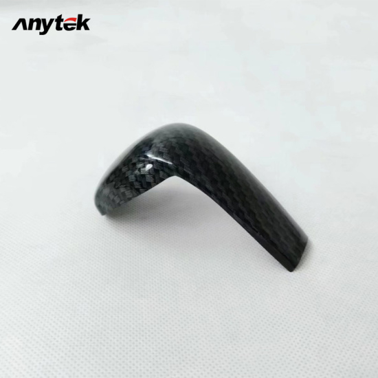 Anytek carbon fiber in bánh răng shift shift cover trim cho mazda 2 3 6 - ảnh sản phẩm 3