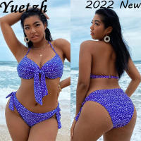 2022 Women Bikinis Set Swimwear Plus Size High Waist Floral Swimsuit Larges Big Plussize Swimming Suits Bathing Beachwear New