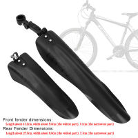 Snow Bicycle Mudguard Set Universal MTB Bike Fender 2Pcs Front Rear Mud Guard For FatbikeRoad Bikes Cycling Bicycle Fenders