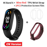 Xiaomi Mi Band 6 Smart Band Global version Colorful Screen 5 Color Blood Oxygen Fitness Traker Heart Rate Bluetooth Smart Bracel