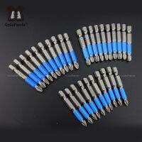 Free Shipping 10Pcs Gcr15 Phillips Bits Hex Shanked Anti Slip Screwdriver Bits Magnetic Single Head PH/PZ 50mm