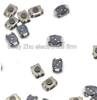 【Big-Sales】 AUGIENB mall 200ชิ้น/ล็อต3*4*2มม. สวิตช์แทค SMD 2-Pin Mini-Micro/button Switch