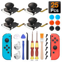 Veanic 4-Pack 3D จอยสติ๊กเปลี่ยน og Thumb Stick สำหรับสวิทช์ Joy-Con Controller สำหรับ Nintendo Switch เกมอุปกรณ์เสริม