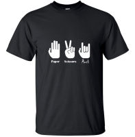 Paper, Scissors, Rock Funny Adult T Shirt 100% Cotton O Neck Summer Short Sleeve Casual Mens T Shirt Size S 3Xl| | - Aliexpress