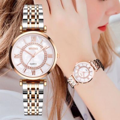 （A Decent035）LuxuryWomenWatches นาฬิกาข้อมือ Montre Femme Relogio