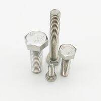 10ชิ้น M8 M6 A2 Metric Threaded 304สแตนเลส Din933หมวกไนลอนทรงหกเหลี่ยมหกเหลี่ยมภายนอกสลักเกลียวเส้นผ่านศูนย์กลางเกลียว6มม. 8มม.