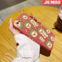 เคส JIUMOO สำหรับ Realme C2 C2s เคสลายการ์ตูนหมูน่ารักเคสโทรศัพท์นิ่มนิ่มแบบดั้งเดิมขอบซิลิโคนนิ่มคลุมทั้งหมดเคสตัวปกป้องกล้องถ่ายรูปเลนส์เคสฝาหลังกรอบเคสนิ่ม