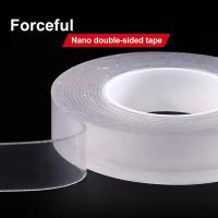 1/2/3/5M Super Strong Traceless Nano Glue Double Sided Adhesive Face Home Reusable Tape Kitchen Gadget Transparent Tape Duty