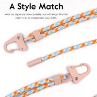 2023 Warna Murni Tali Lanyard Telepon untuk Iphone Casing Redmi Samsung Ponsel Tali String Menggantung Panjang untuk Casing Telepon