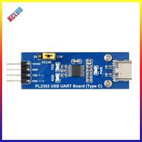 PL2303ไป UART USB โมดูลตัวบ่งชี้3LED ชนิด C โมดูลสื่อสารแบบอนุกรม3.3V/5V USB เอาท์พุท USB ไปยังอะแดปเตอร์อนุกรม