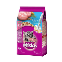 Whiskas วิสกัส ชนิดเม็ด สูตรลูกแมว รสปลาทะเลและนม (ขนาด 3 kg.)