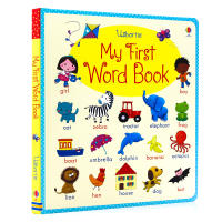 Usborne produces the original English picture book word book my first word book baby character recognition primary enlightenment children English Enlightenment my word book theme word learning book early childhood education and wisdom