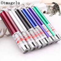 ◐◘✺ 2 in 1 Metal Mini Laser Funny Cat Stick Fashion Pet Toy Laser Pointer Pen Cat Play Interactive Tool For Cat Training Supplies