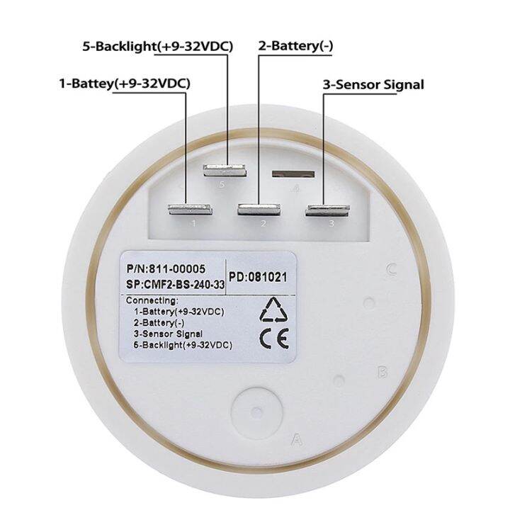 เกจวัดระดับน้ำมันเชื้อเพลิงพร้อมเซ็นเซอร์ระดับน้ำมันเชื้อเพลิงสำหรับรถยนต์-เรือ-rv-motorhome