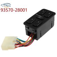 93570-28001 9357028001 for 1992 1993 1994 Hyundai Elantra Galloper Front Left Driver Side Electric Power Master Window Switch