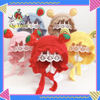 【จัดส่งที่รวดเร็ว✨】Children Knitted Hat Winter Cute Cartoon Fruit Warm Newborn Baby Dome Hat For 6-24 Months Boys Girls Gifts