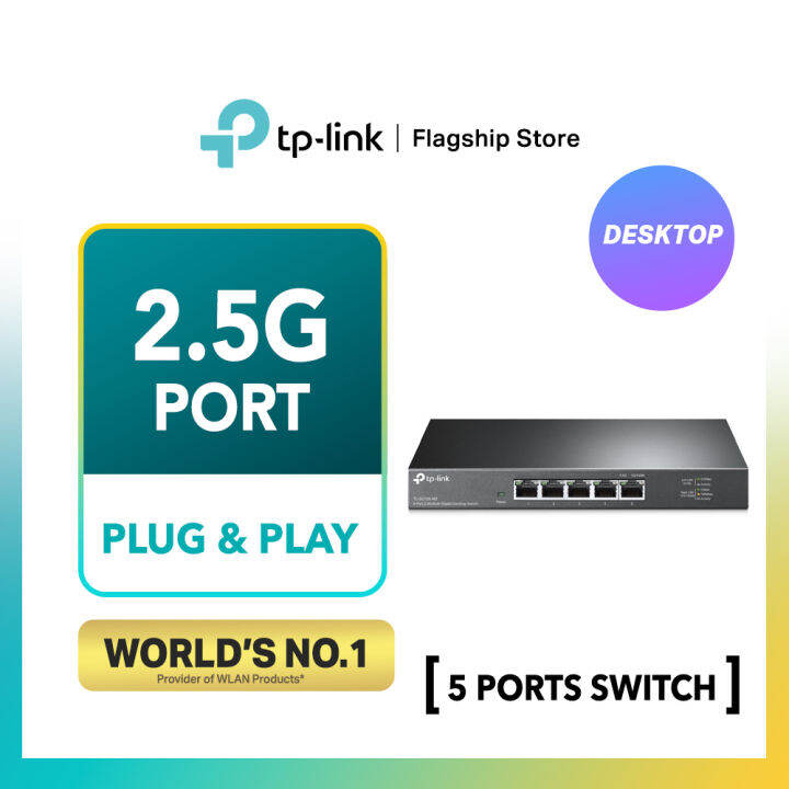 TPLINK 5Port & 8Port 2.5G Desktop Plug and Play Network Switch TL