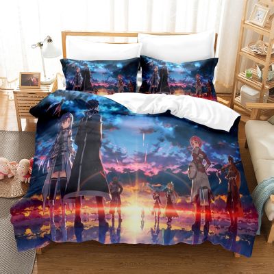 【hot】✙ 3DSword Domain Sets Duvet Cover Set With Pillowcase King Bedclothes Bed