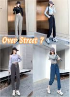 Over Street 7 *พร้อมส่ง* กางเกงวอร์ม กางเกงผ้าร่มกางเกงกีฬา่ ใส่ได้ทั้งชายหญิง K912