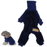 Pet Jumpsuits เสื้อสเวตเตอร์ฤดูหนาวสำหรับสัตว์เลี้ยงขนนุ่มสบายสำหรับชุดประจำวัน