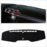 For Ford Mustang 2015-2018 Black Front Dashboard Cover Car Car Dash Board Heat Proof Mat Anti-Sun Shield Pad Shade Strip Trim