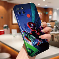 เคสใส่โทรศัพท์สำหรับ Realme C25 C25S C33 C55 Realme Narzo 20 Narzo 30A All-Inclusive กรณีโทรศัพท์ฟิล์มเท่สไปเดอร์แมนเปลือกแข็งการออกแบบคลุมทั้งหมดเคสป้องกันทนแรงกระแทกกล้อง