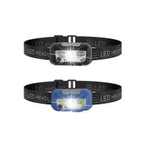 Headlamp Attractive Small Headlights Durable Gift Lightness Spotlight Outdoor Holiday Night Yard Christmas Blue