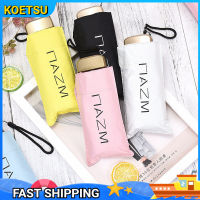 KOETSU【COD】☔ ลด 50% 6-Bone Umbrella Mini Capsule Umbrella Small Clear Sunscreen Sunshade Sun Umbrella Female Vinyl Folding Pocket Sunny Umbrella