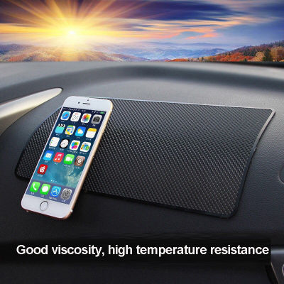 Car Dashboard Sticky For Phone Sunglasses Holder Anti-Slip PVC Mat Auto Non-Slip Sticky Gel Pad อุปกรณ์โทรศัพท์มือถือ