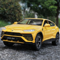 1:24 URUS SUV ล้อแม็กรถสปอร์ตรุ่น D Iecasts โลหะนอกถนนยานพาหนะรถรุ่นจำลองแสงเสียงคอลเลกชันเด็กของเล่นของขวัญ