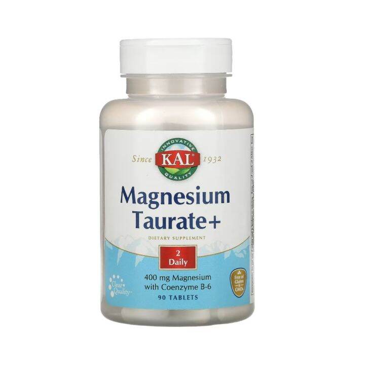 Healthy Taste | KAL, Magnesium Taurate +, 400 mg, 400 mg Magnesium with ...