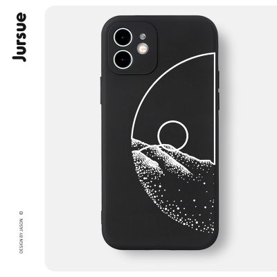 Soft Silicone Matching Couple Set Cartoon Anime Aesthetic Shockproof Phone Case Compatible For iPhone 14 13 12 11 Pro Max Se 2020 X Xr Xs 8 7 6s 6 Plus Casing Xyh1077