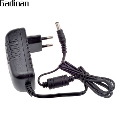 อะแดปเตอร์ที่เข้ากันได้ตัวแปลงพลังงาน GADINAN 12V 2A AC 100V-240V อะแดปเตอร์แปลง DC 12V 2A 2000mA ปลั๊กแหล่งจ่ายไฟ EU 5.5Mm X 2.1Mm สำหรับกล้อง IP CCTV