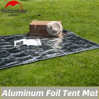 Naturehike Aluminum Foil Waterproof Camping Tent Mat PE Folding Floor Mattress Outdoor Beach Picnic Mat 3 Sizes Sun Shelter Sleeping Pads