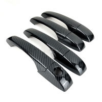 For Chrysler 300C 2005 2006 2007 2008 2009 New Carbon Fiber Chrome Car Door Handle Cover Trim Sticker Car Accessories