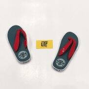 Dép converse xanh quai đỏ quai vải xỏ ngón