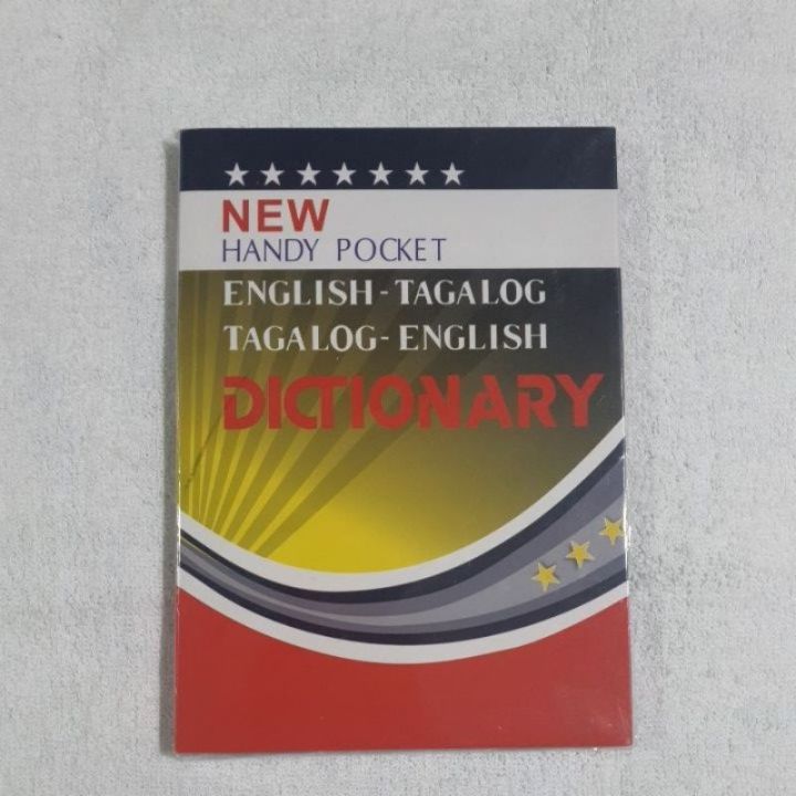 New handy pocket English Tagalog Tagalog English Dictionary Lazada PH