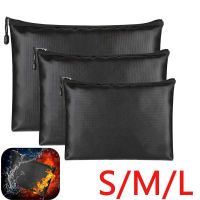 Secret Money File Protect Fireproof Document Bag Waterproof