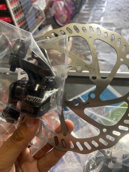 Tektro aries md-m300 mechanical disc brake front and rear kaliper ...