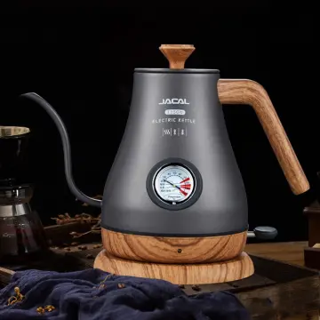 Electric Gooseneck Kettle 1000W Hand Brew Coffee Pot Jug Slender Mouth Pot  Smart Temperature Control Kettle Teapot 220V