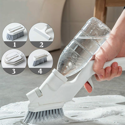 1 Set of Household Water Spray Brush Window Wiper Sponge Wipe Window Crevice Brush Tool Window Wiper Cleaning Tools