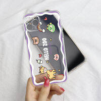 KOSLAM เคสโทรศัพท์โปร่งใสลายสัตว์การ์ตูนสำหรับ Apple iPhone 15 Plus 15 Pro 15 UItra 14 Pro 14 Plus14 13 12 11 Pro Max 13 12 Mini XR X 6 6S 7 8ปลอกโทรศัพท์มือถือ TPU นิ่มสไตล์ใหม่บวกในสต็อก