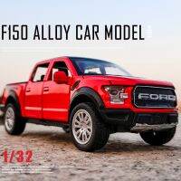 New 1:32 Ford Raptor F150 Big Wheel Alloy Diecast Car Model With With Sound Light Pull Back Car Toys For Children Xmas Gifts