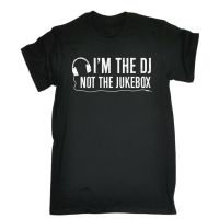 ผ้าฝ้ายแท้เสื้อยืด พิมพ์ลาย The Dj Not The Jukebox Music Tee อเนกประสงค์ DIY 2023S-4XL  Y6BM