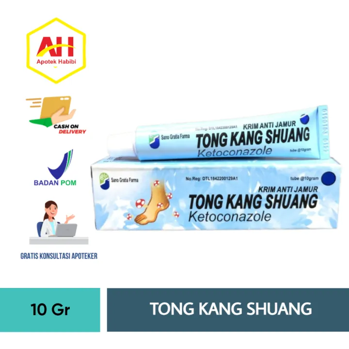 Tong kang shuang Tong Khang suang Tong kang suang krim anti jamur 10gr