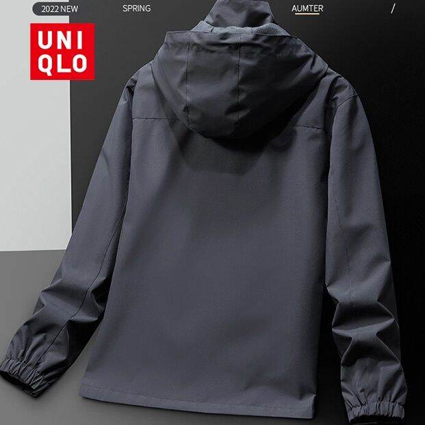 uniqlo-เสื้อแจ็กเก็ตกันฝน-แบบนิ่ม-ทรงหลวม-กันน้ํา-ขนาดใหญ่-คุณภาพสูง-สําหรับผู้ชาย-2022-ไซซ์-l-7xl