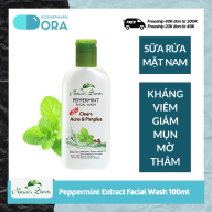 Sữa rửa mặt nam kháng viêm giảm mụn Peppermint Extract Facial Cleansing thumbnail
