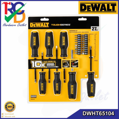 DEWALT ชุดไขควง 27 ชิ้น รุ่น Tough Series DWHT65104