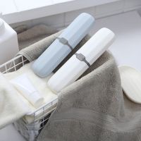 ◑❐✖ Portable Travel Toothbrush Storage Box Case Cover Hiking Camping Toothbrush Holder Toothpaste Container Bathroom Organizer Box